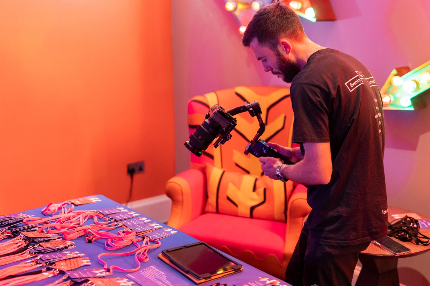 man-filming-b-roll-magnite-corporate-event
